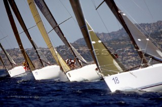 Line up at the Farr 40 Worlds