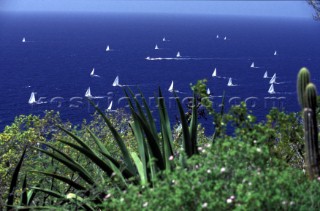 Antigua Island in the British West Indies.