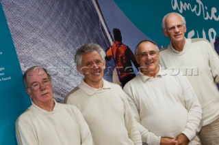 Race Committee and management team - Peter Reggio (left), 2nd left (?), Ken McAlpine and Dyer Jones (right)