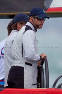 Auckland, 30 01 2009. Louis Vuitton Pacific Series. Team Origin - Ben Ainslie
