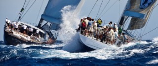 Maxi Yacht Rolex Cup 2009 ROMA - ANIENE, Sail n: ITA 535, Nation: ITA, Owner: C.C.Aniene / F.Faruffini,SAUDADE, Sail n: N/A, Nation: MLT, Owner: Albert Buell, Model: Wally