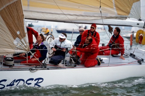 Round the Island Race 1991  Isle of Wight UK Each year 1500 yachts compete in this annual fleet rega