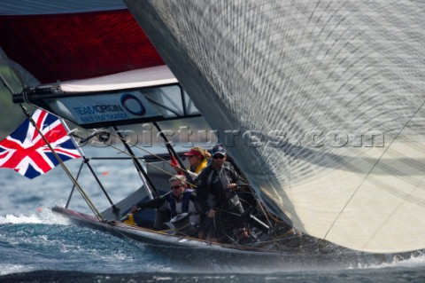 Team Origin GBR cersus Azzurra ITA Louis Vuitton Trophy La Maddalena Sardinia Italy 162010