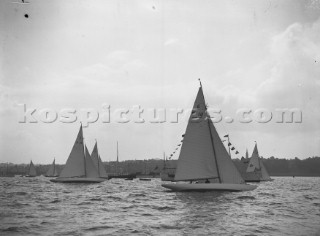 Cowes regatta in Ryde, Isle of Wight in 1939