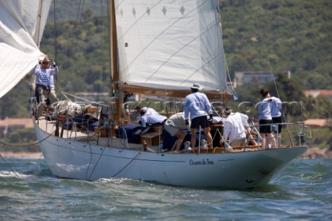 Les Regates Imperiales 2012  onboard Skylark of 1937