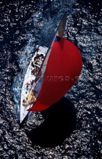 Aerial of 12m French Kiss