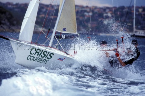 18ft Skiff in Sydney Harbour