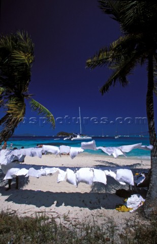 Grenadines  Linen hung out to dry