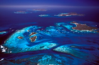 Aerial View of Islands Tobago Keys - Caribbean