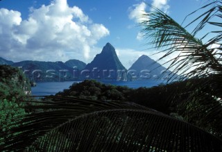 Travel scenes and destinations around the Caribbean Island of St Lucia. The two Pietons.