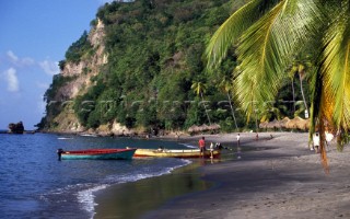 Travel scenes and destinations around the Caribbean Island of St Lucia