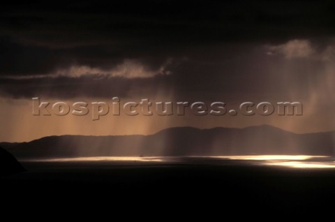 Stormy sky over St Thomas