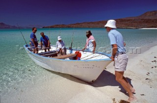 Fishing trip on the Sea of Cortez, Baja California.