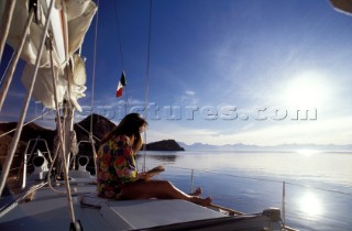 Family cruising on the Sea of Cortez, Baja, California