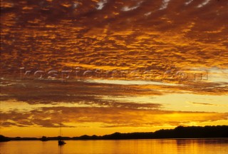 Sunrise over Coyote Bay Baja California, Mexico