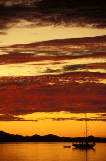 Sunrise over Coyote Bay, Baja, California