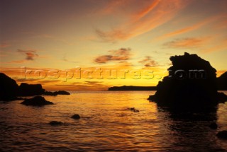 Sunrise on the Sea of Cortez, Baja, California