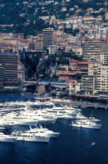 The superyacht harbour port of Monte Carlo, Monaco