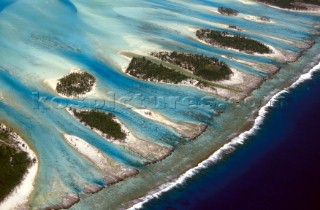 Coral reef barrier, Bora Bora, French Polynesia