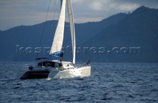 Evening cruising in the Seychelles