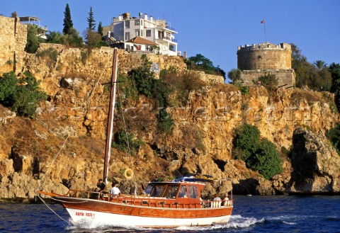 Local sailing boat  Antalaya Turkey