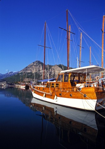 Local sailing boat  Antalaya Turkey