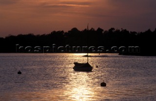 Oulton Broad - Lowestoft Sunset on the Norfolk Broads