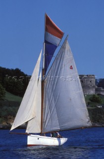 Cruising on the River Fal, Cornwall, UK