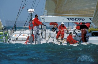 Toshiba Team Dennis Conner leaving Fort Lauderdale during the Whitbread Round the World Race 1998