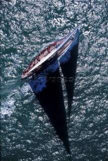 The classic J Class yacht Endeavour sailing