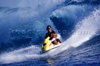 Jet Skiing  French Polynesia