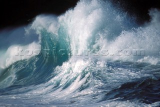 Power of crashing wave