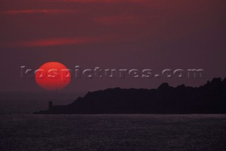 Sunset in the Mediterranean