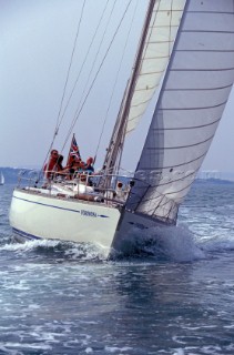 Swan 51 Formosa cruising in the Solent England