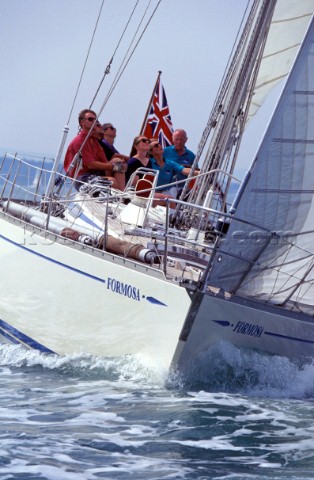 Swan 51 Formosa cruising in the Solent England