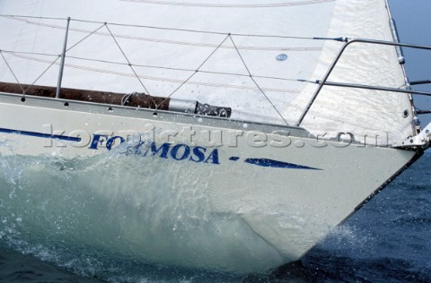 Swan 51 Formosa cruising in the Solent England