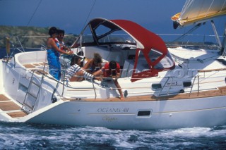 Family cruising in Brittany, France