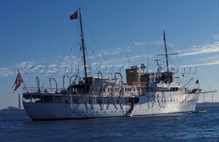 The King of Norways motor yacht