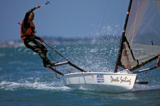 Single-handed Musto skiff