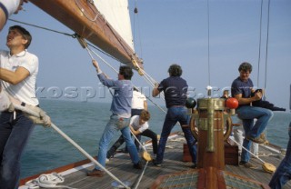 Classic J Class yacht Valsheda