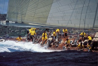 J Class racing during Antigua Race Week