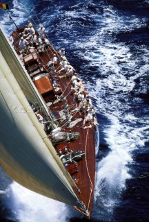 J Class racing during Antigua Race Week