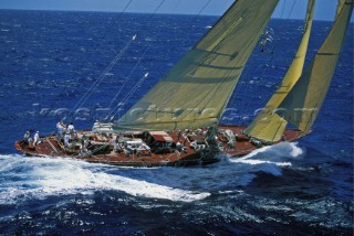 J Class racing in Antigua Race Week