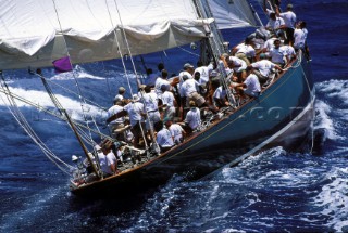 J Class racing in Antigua Race Week