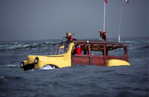 Amphibious car