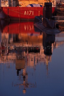 Naval shipping reflection