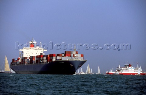 Commercial Ship and Sails Southampton