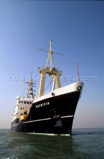 Bow of maintenance vessel Patricia