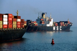 Container Ship Solent - Cowes Week