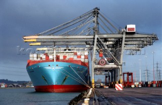 Container Ship Katrine Maersk Southampton